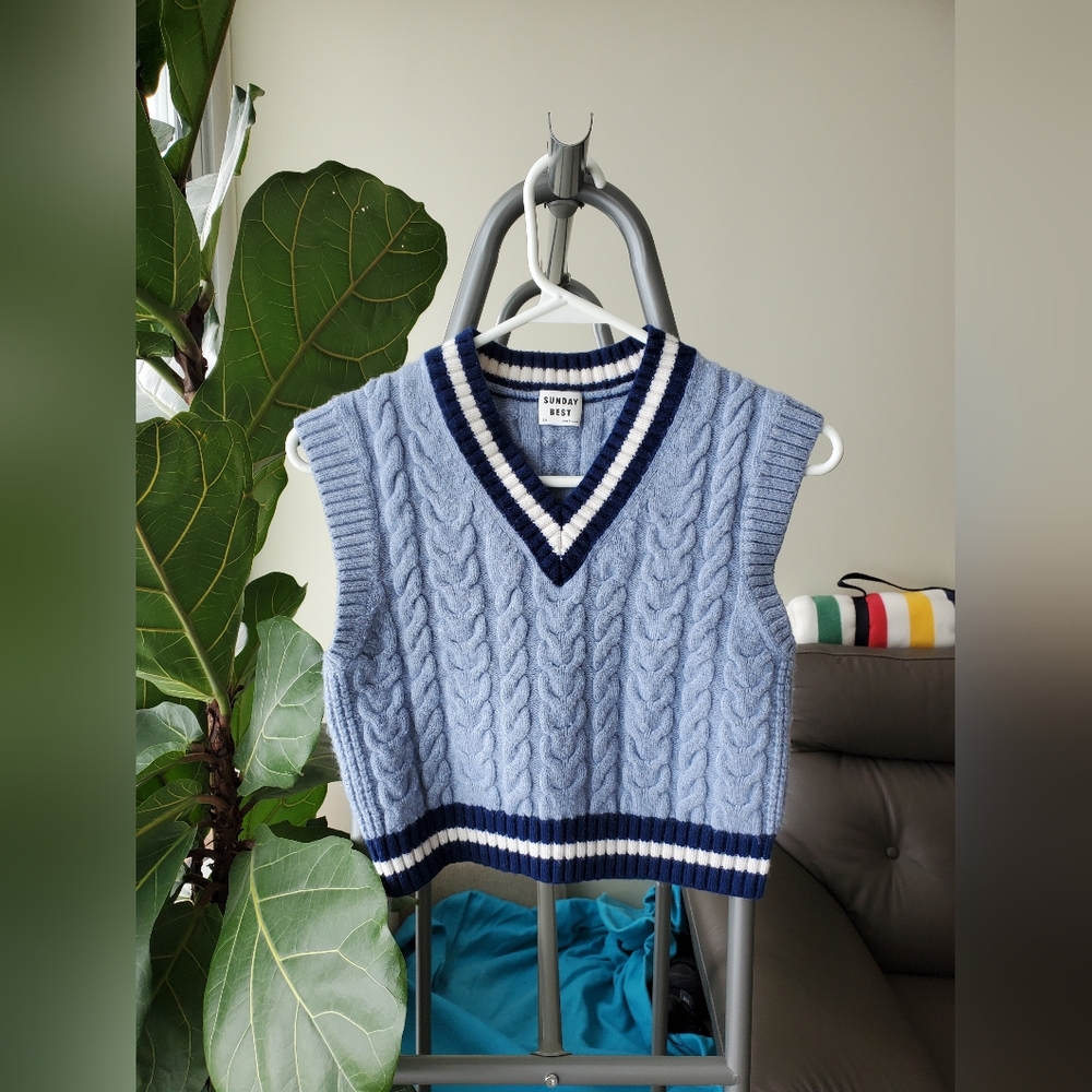 Sunday Best Winston Merino Wool-Blend Sweater Vest